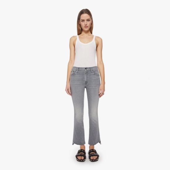 MOTHER Insider crop step fray barely there jeans Size 28 B2442 - Picture 1 of 7